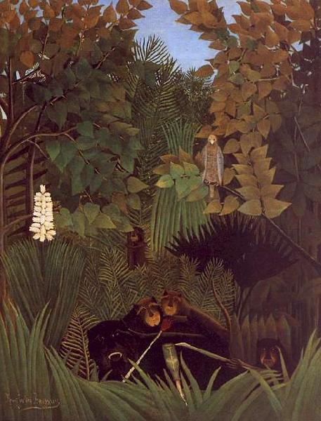 Henri Rousseau The Monkeys